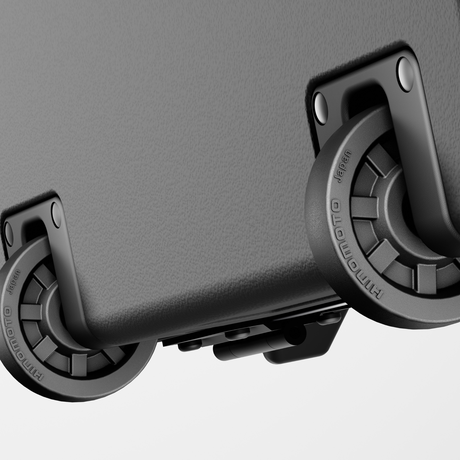 Quiet Hinomoto wheel detail on the Base Case chassis