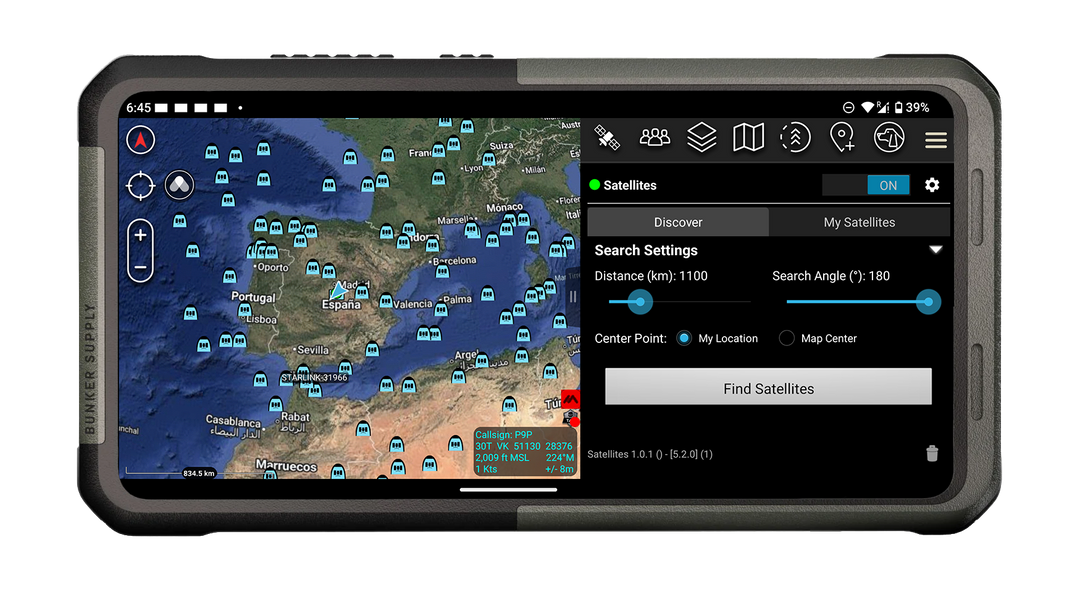 Satellites ATAK Plugin – Guerrilla Dynamics