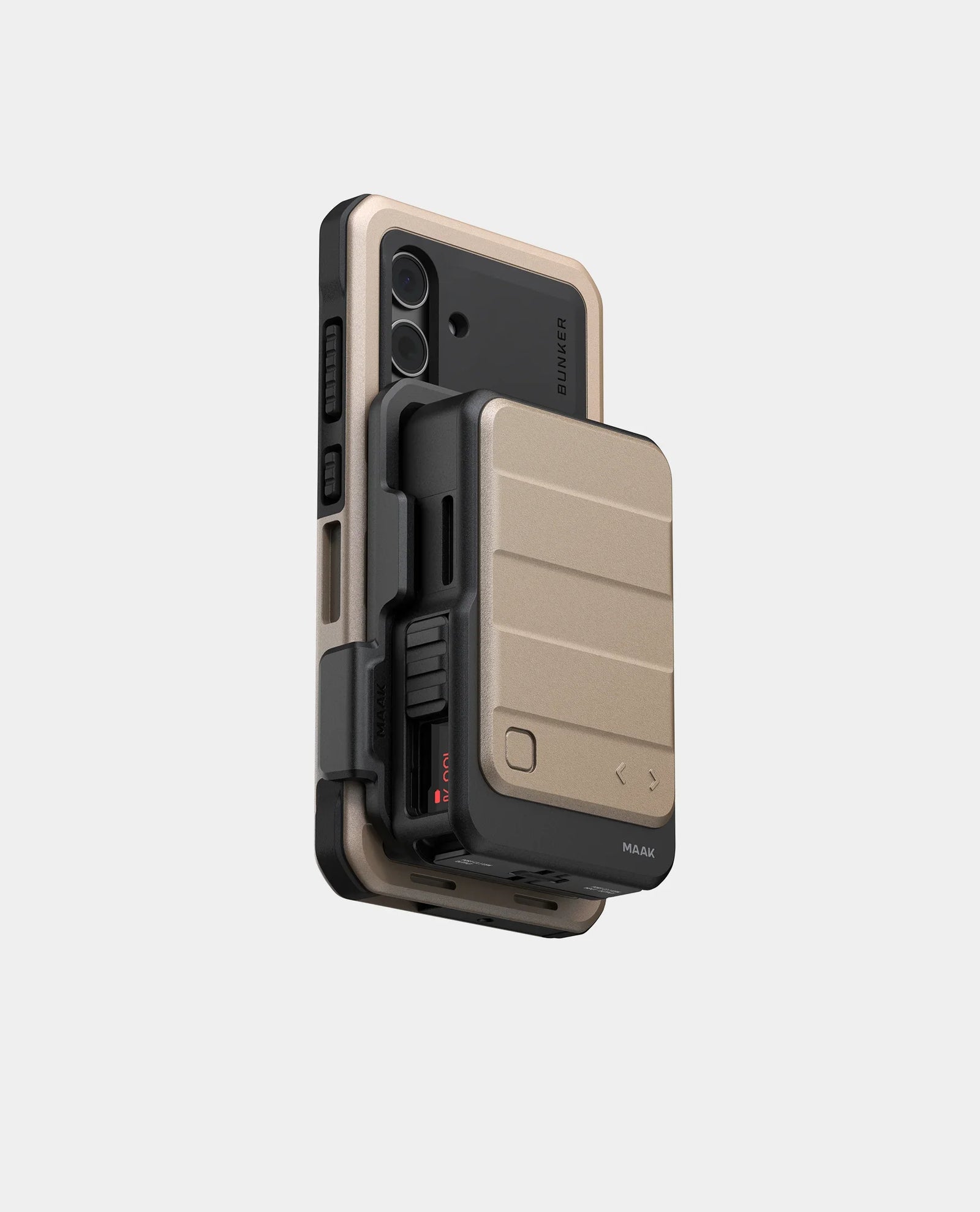 MAAK Forge to Scout Clip mounted on a Forge case