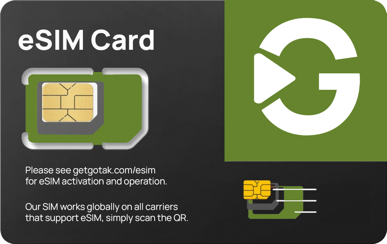 GoTAK eSIM Card - eSIM on Any Device – Guerrilla Dynamics
